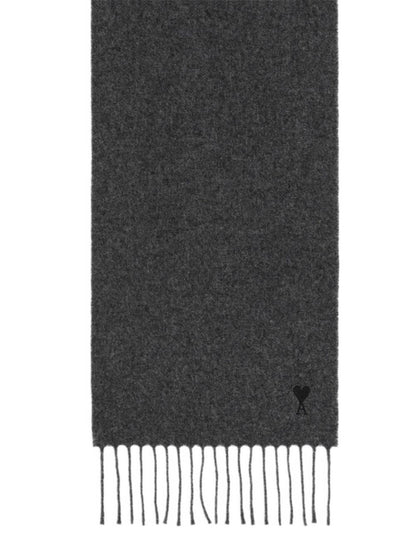 Ami Paris Scarfs DARK GREY