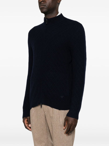 Emporio Armani Sweaters NAVY