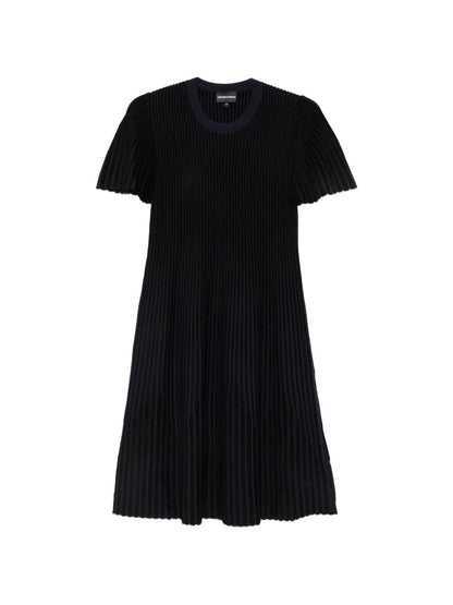 Emporio Armani Striped Midi Dress