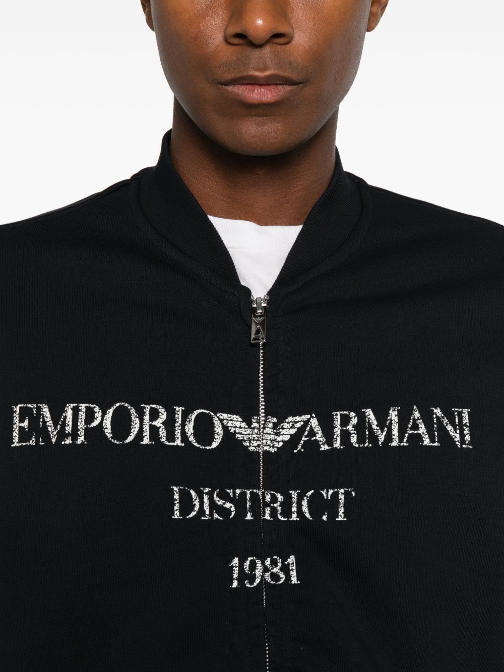 Emporio Armani Coats NAVY