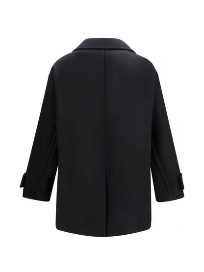 AMI PARIS Coats BLACK
