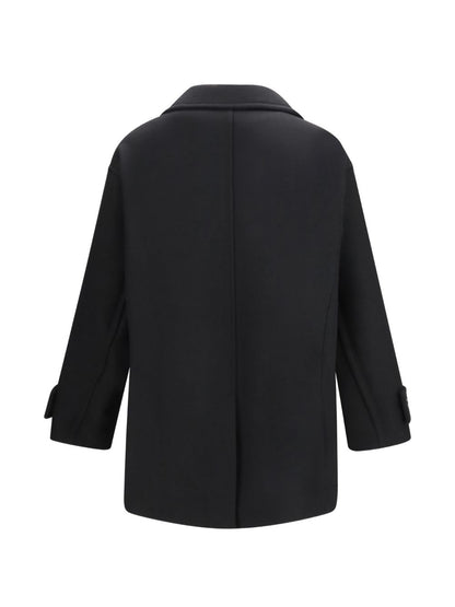 AMI PARIS Coats BLACK