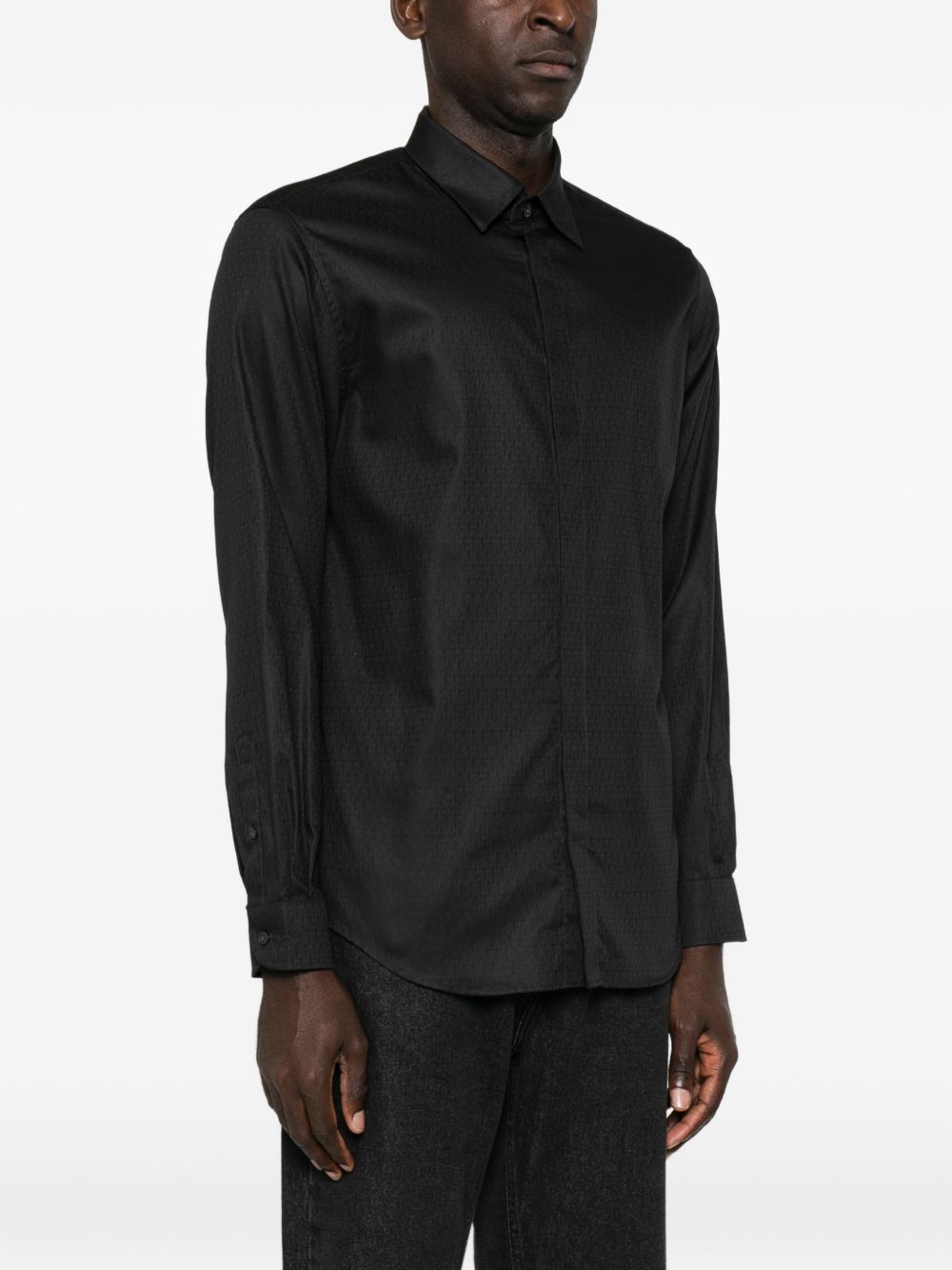 Emporio Armani Shirts BLACK