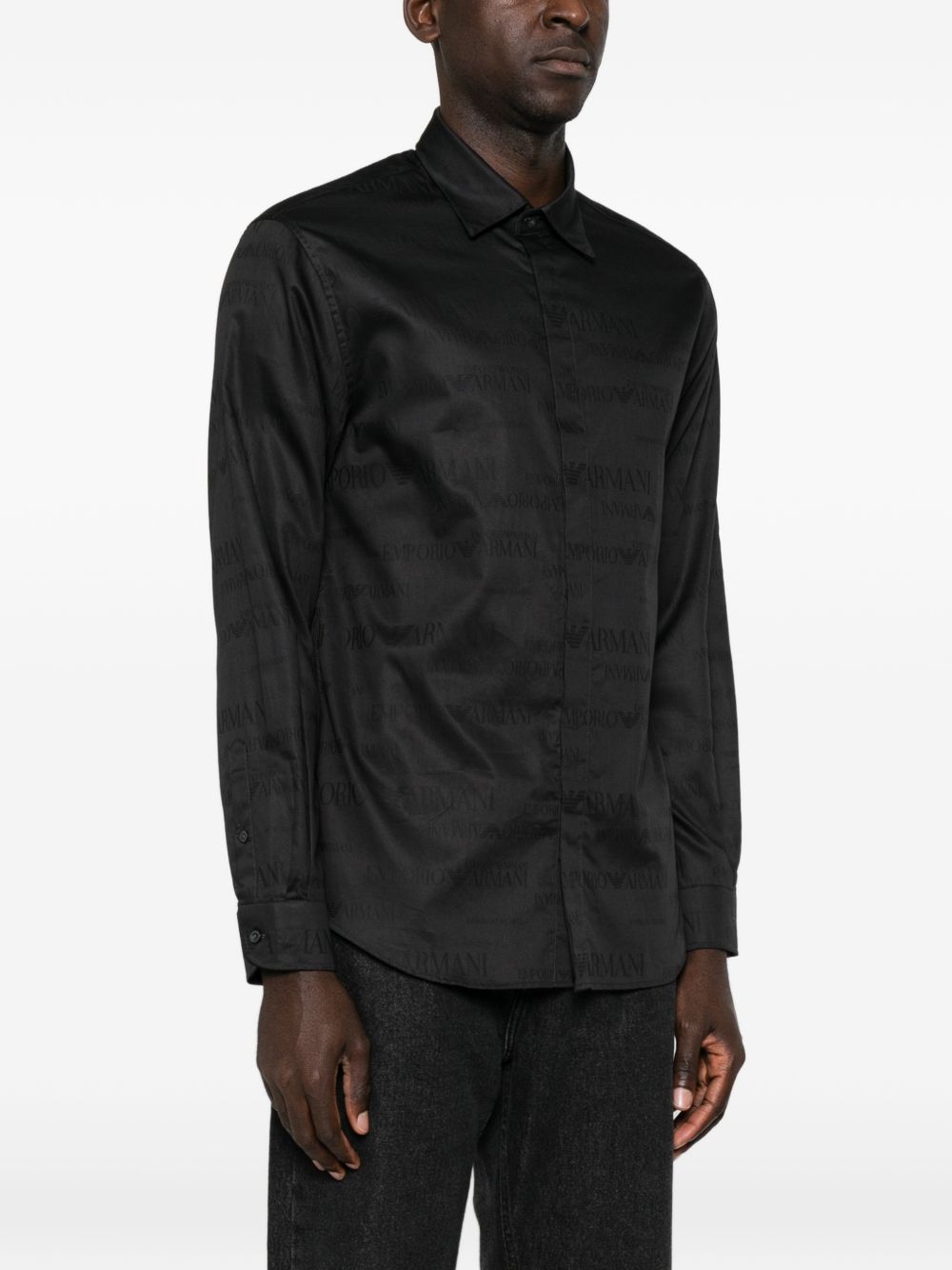 Emporio Armani Shirts BLACK