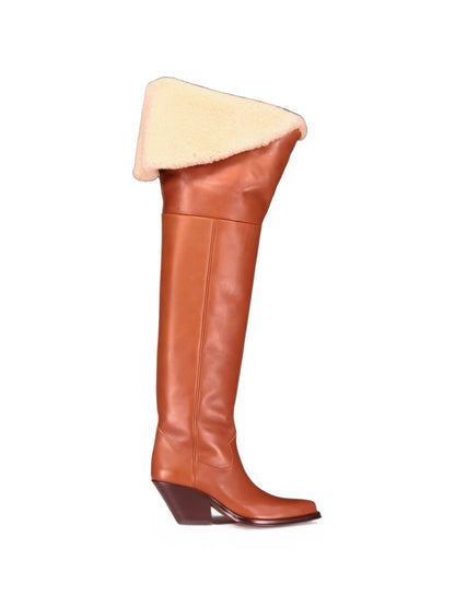 Chloé Chloè Boots LUGGAGE