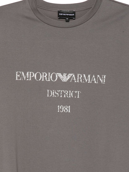 Emporio Armani T-shirts and Polos GREY