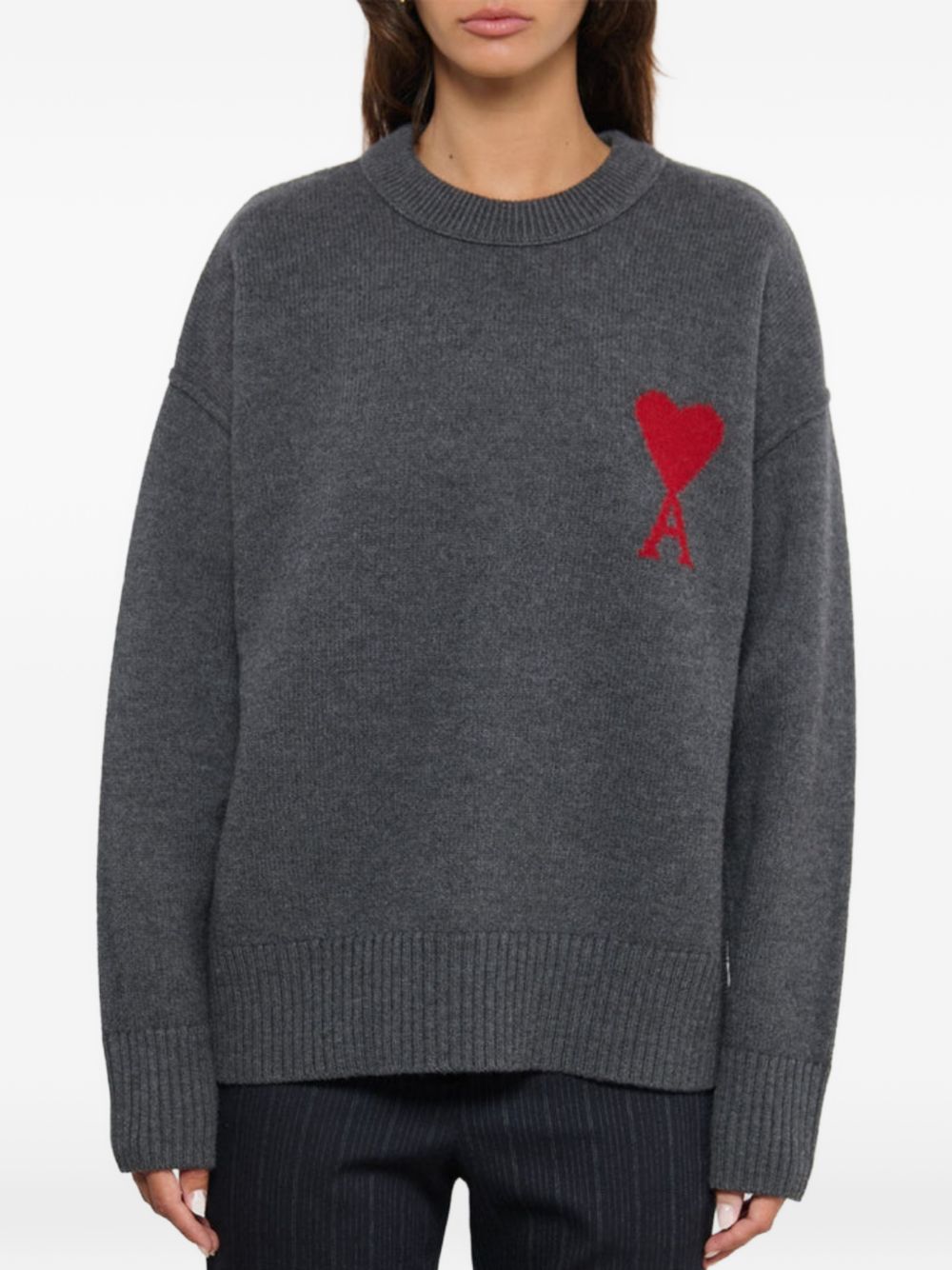 AMI PARIS Sweaters GREY