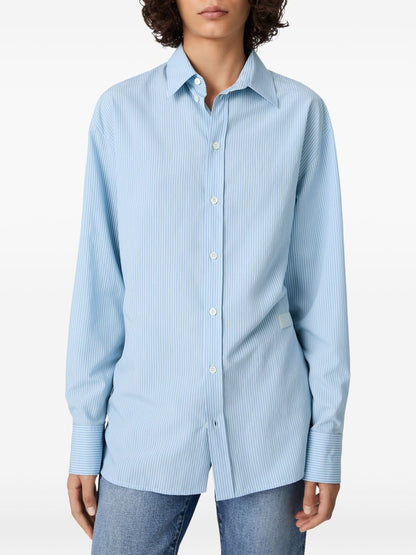MM6 Maison Margiela Shirts LIGHT BLUE