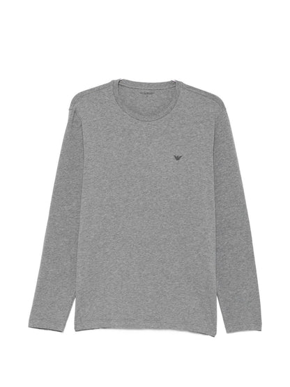 Emporio Armani Logo long pajama set