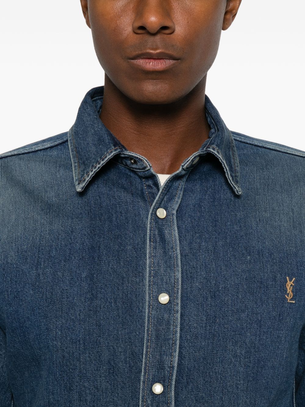 Saint Laurent Denim cotton shirt