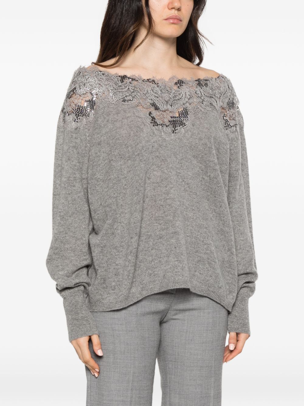 Ermanno Scervino Sweaters GREY