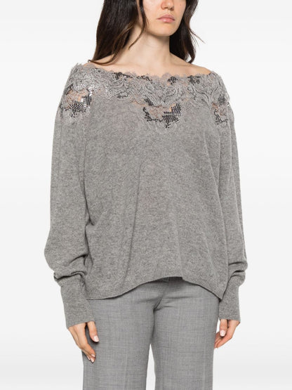Ermanno Scervino Sweaters GREY