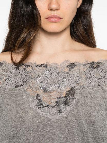 Ermanno Scervino Sweaters GREY