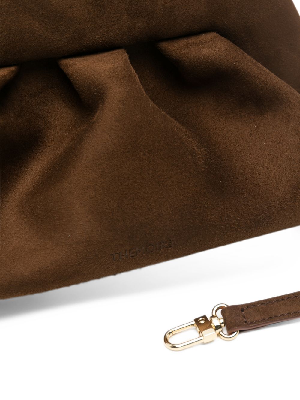 Themoire' Bios suede clutch