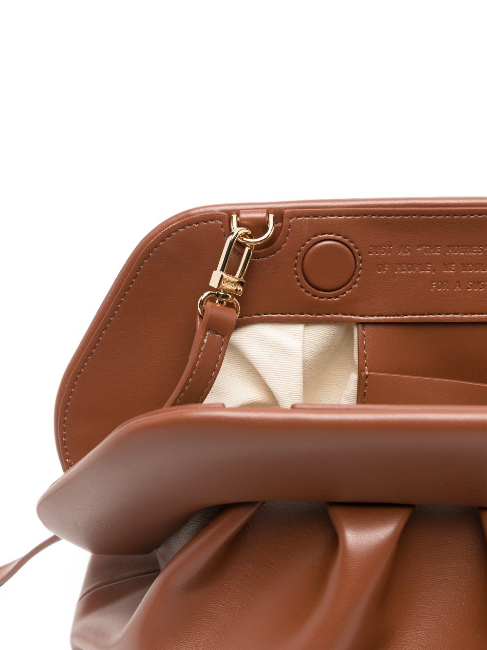 Themoire' Bios vegan leather clutch