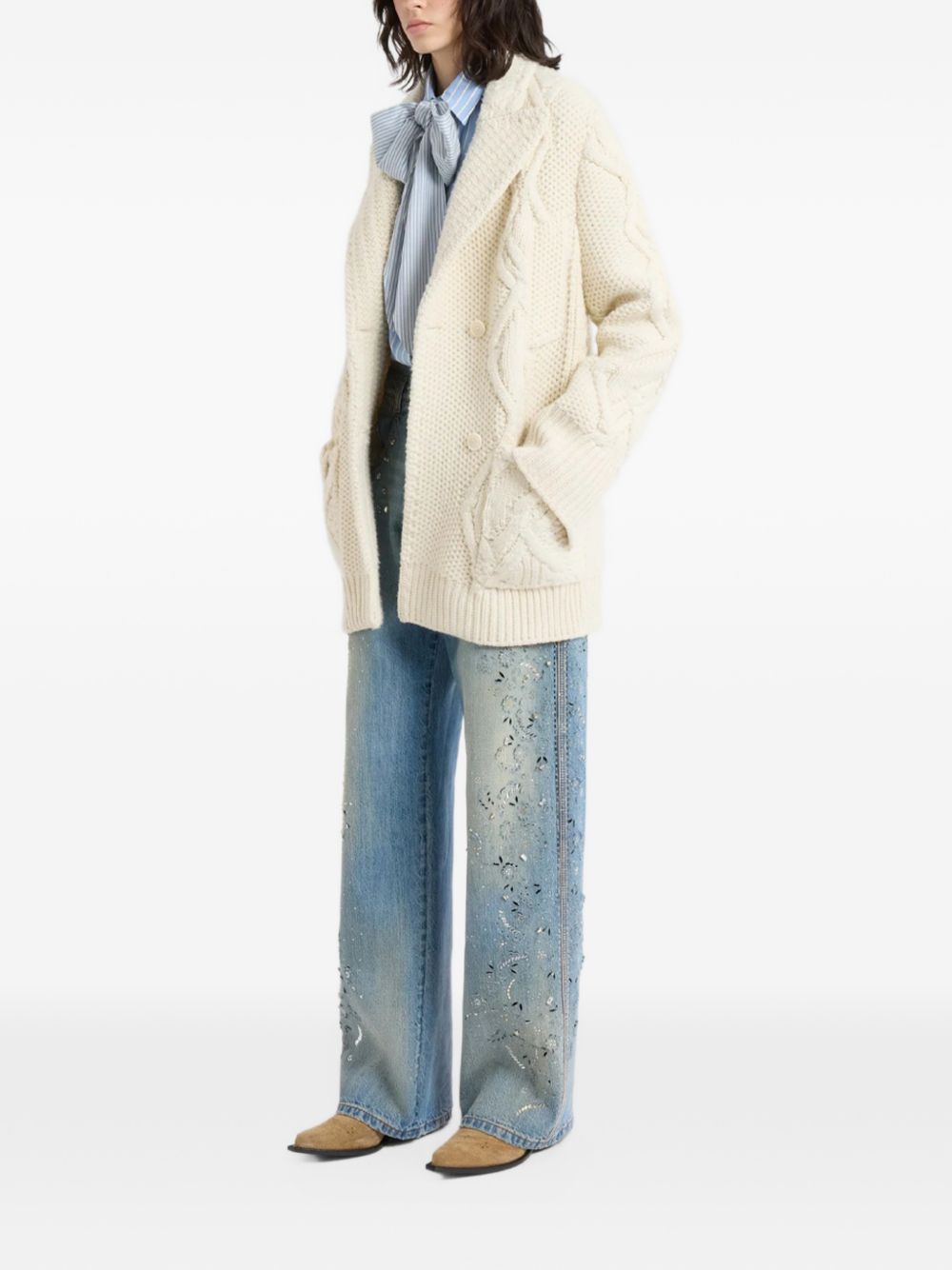 Ermanno Scervino Double-breasted coat