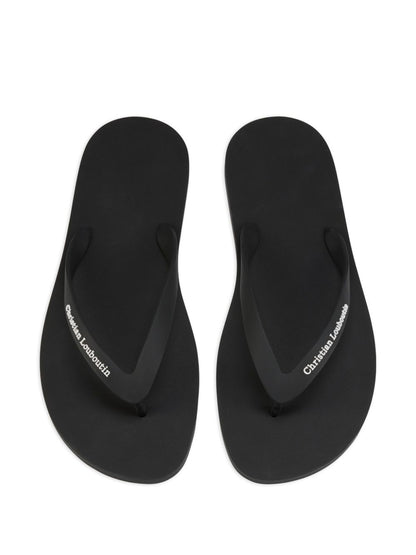 The Christian Louboutin summer thong sandals