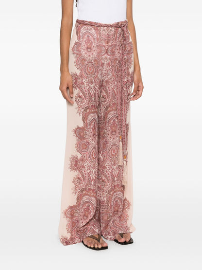 Zimmermann Clash wide-leg trousers