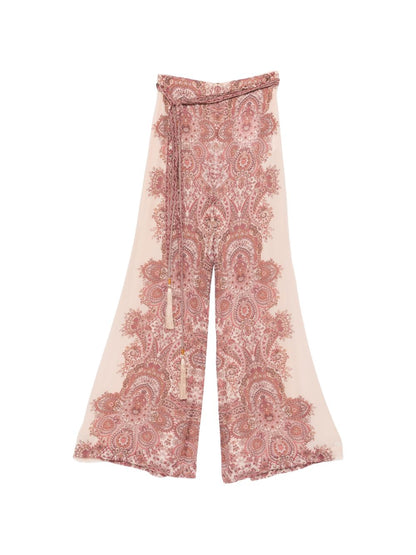 Zimmermann Clash wide-leg trousers