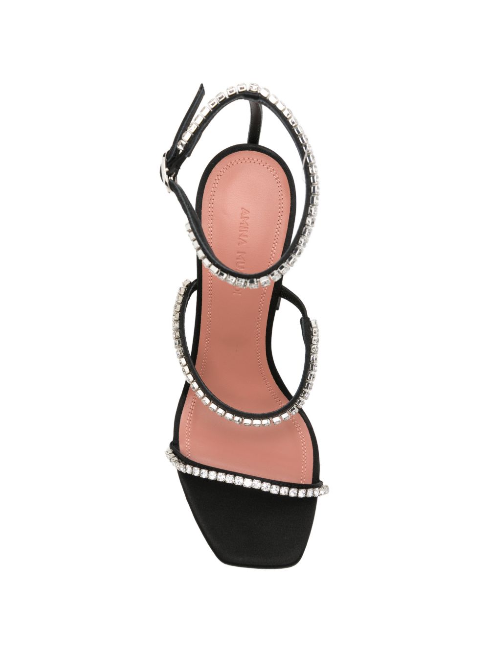 Amina Muaddi Gilda crystal sandals