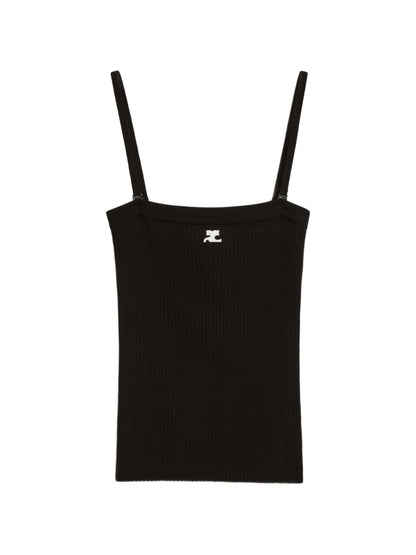 Courreges Pre Ribbed bustier top