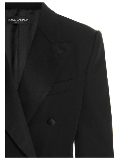 Dolce & Gabbana Padded Shoulders Double-breasted Blazer Jacket