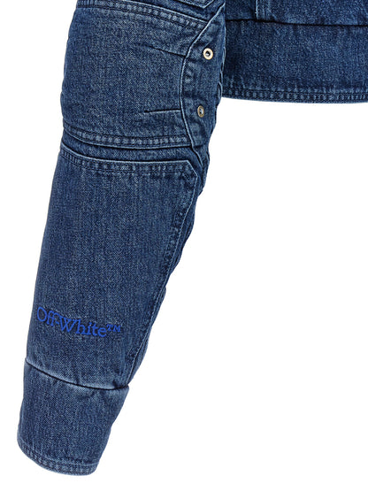 Off White Off-white Motorcycle Denim Jacket