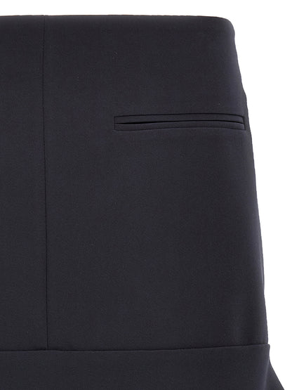 Courreges Reversed Belt Mini Skirt