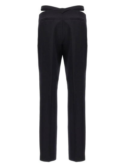 The Attico Belt Detail Trousers