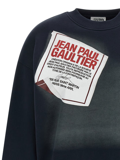 Jean Paul Gaultier The Blue Gaultier Label Sweatshirt