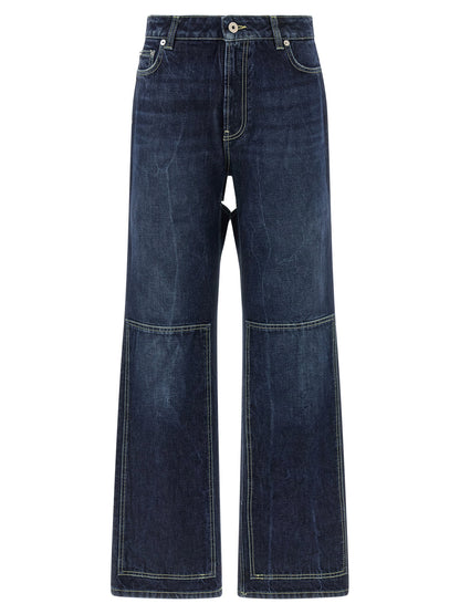 Jean Paul Gaultier The Blue Cut-out Jeans