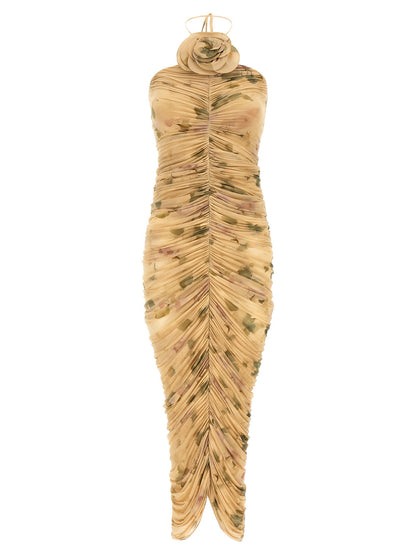 Magda Butrym Dress37 Dress With 3d Floral Detail