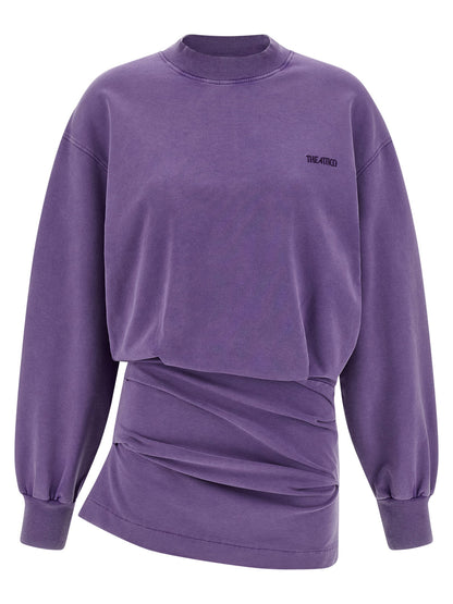 The Attico Faded Sweatshirt Dress