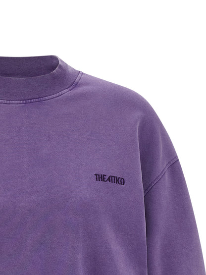 The Attico Faded Sweatshirt Dress