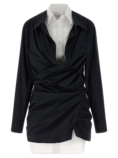 The Attico Double Layer Shirt Dress