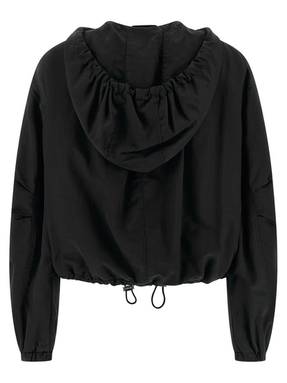 The Attico Hooded Bomber Jacket