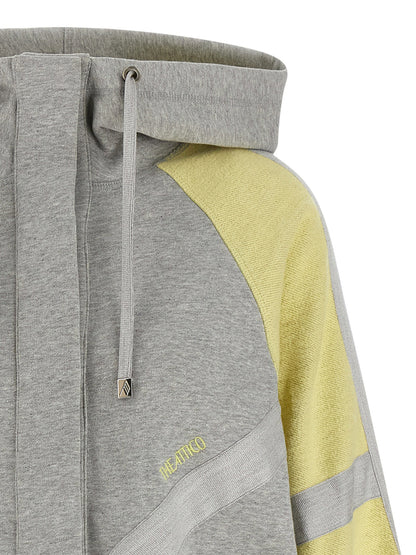 The Attico Double American Fleece Bomber Jacket