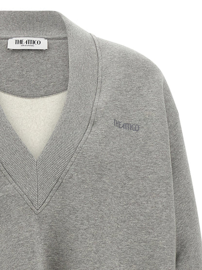 The Attico Logo Embroidery Sweatshirt