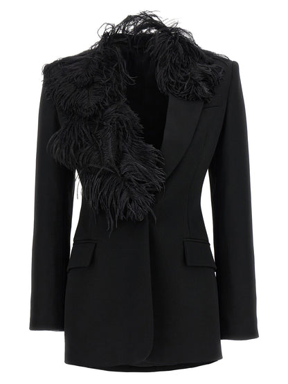 The Attico Feather Blazer