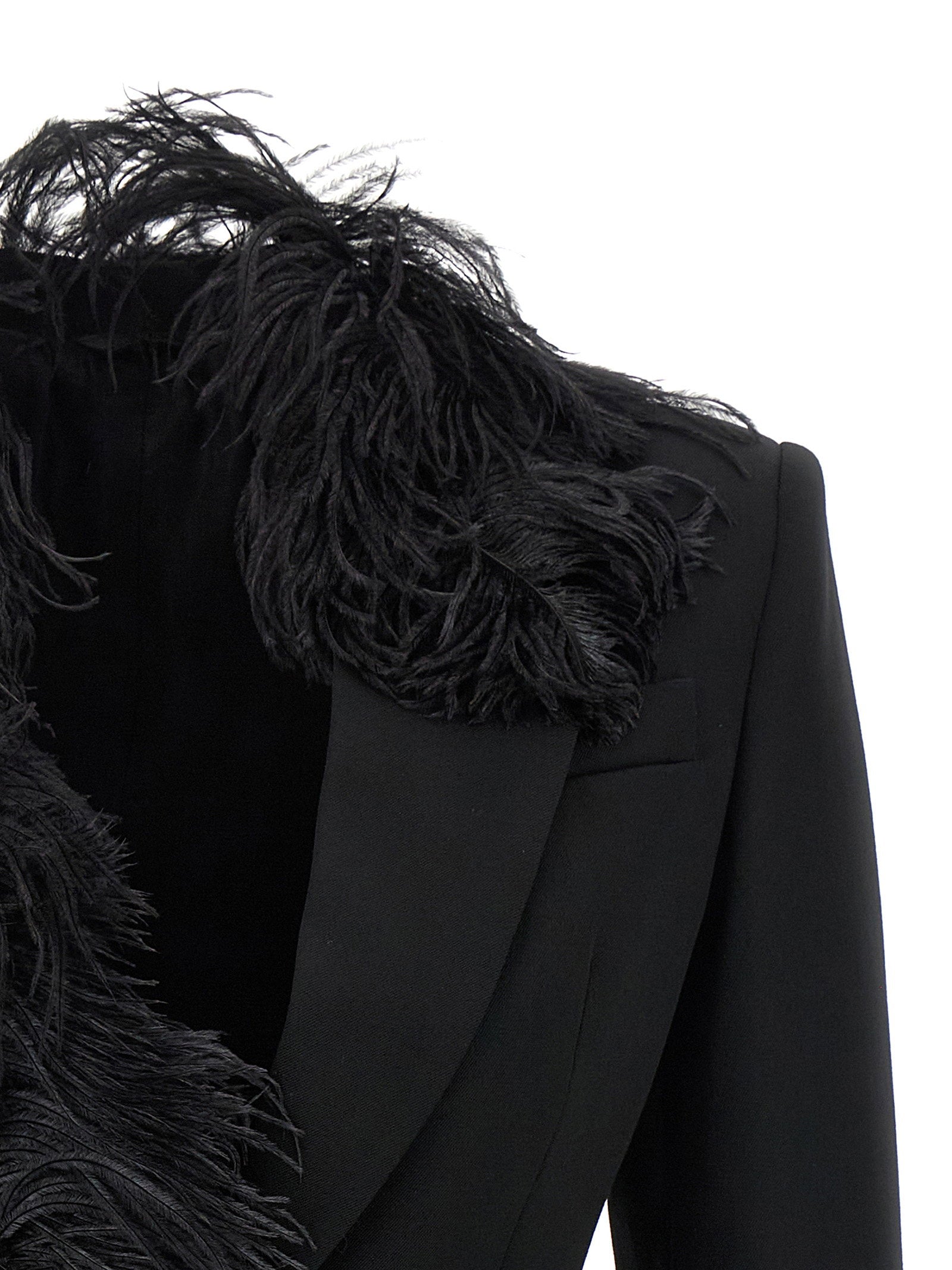 The Attico Feather Blazer