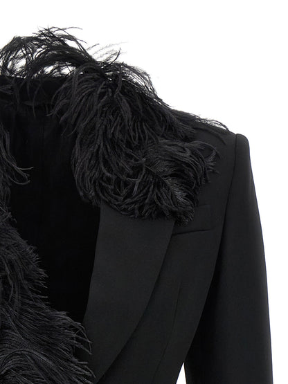 The Attico Feather Blazer