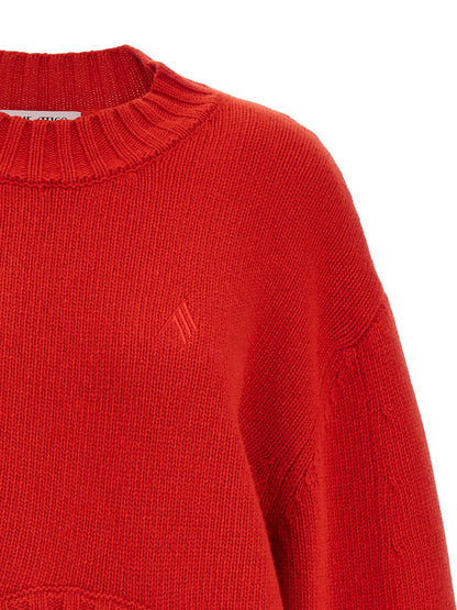 The Attico Asymmetrical Hem Sweater