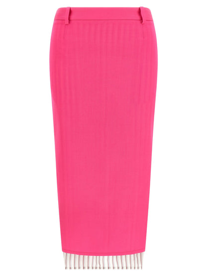 The Attico Double Layer Skirt