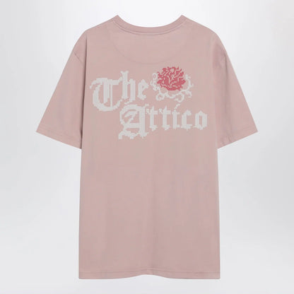 The Attico Pink T-shirt with back print