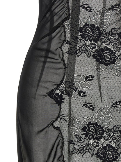 The Attico Lace Tulle Dress