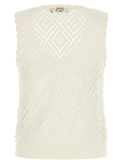 Twin Set Pearl Top