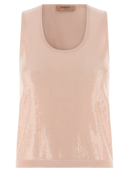 Twin Set Sequin Top