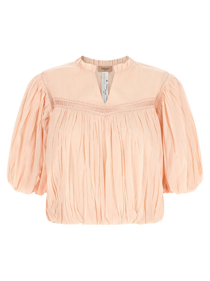 Twin Set Curled Blouse