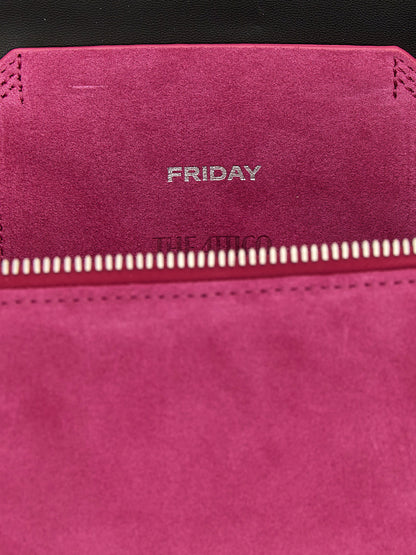 The Attico Friday Mini Fucia Handbag