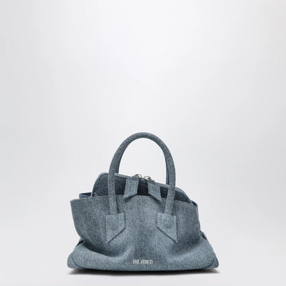 The Attico La Passeggiata Mini bag in washed denim